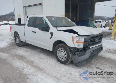 2021 Ford F-150 Xl z USA, uszkodzony, nr VIN 1FTEX1CB7MFB43647